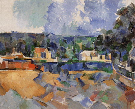 Flußufer van Paul Cézanne
