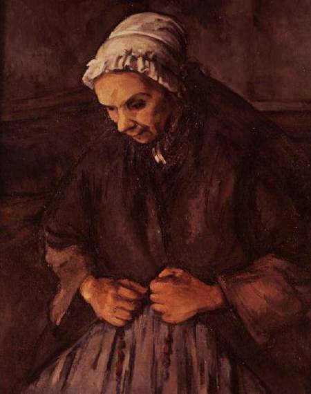 Old Woman with a Rosary van Paul Cézanne
