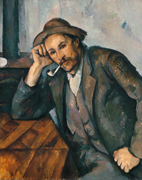 Raucher mit aufgestütztem Arm. van Paul Cézanne