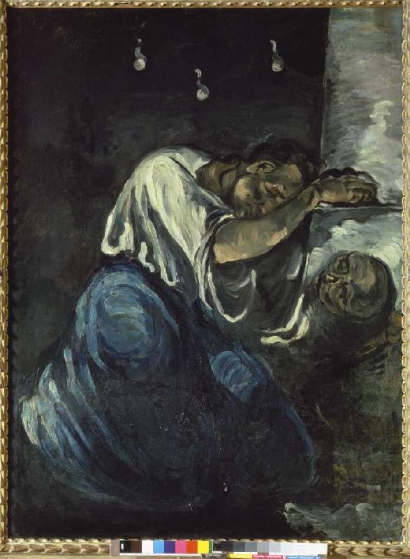Die trauernde Magdalena. van Paul Cézanne
