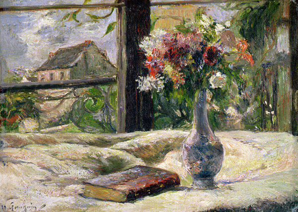 Vase of Flowers van Paul Gauguin