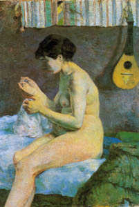 Aktstudie oder die nähende Suzanne van Paul Gauguin