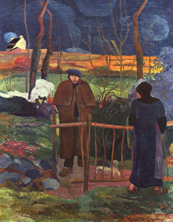 Bonjour Monsieur Gauguin van Paul Gauguin