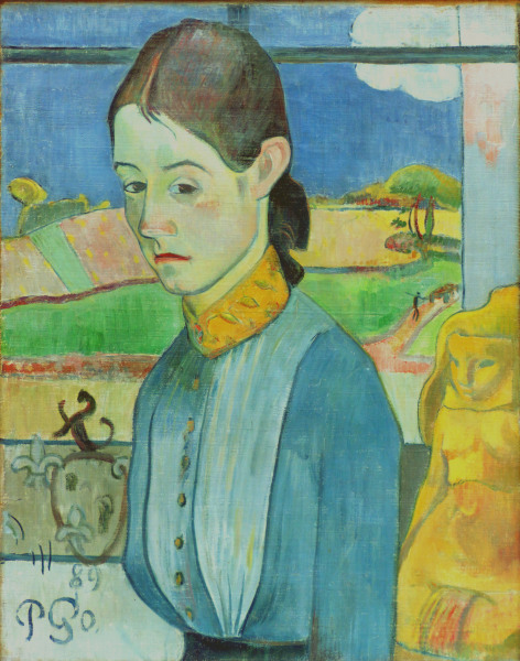 Young Breton van Paul Gauguin