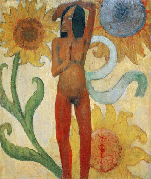 Naked female figure van Paul Gauguin