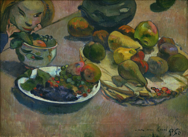 Still-life with fruit van Paul Gauguin