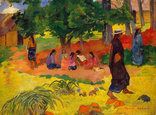 Taperaa Mahana van Paul Gauguin