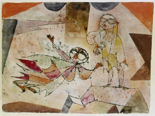 Botschaft des Luftgeistes. van Paul Klee