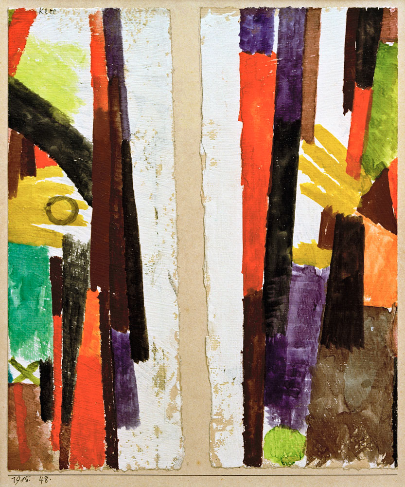 - Fluegelstuecke zu 1915 45. - 1915,48. - van Paul Klee