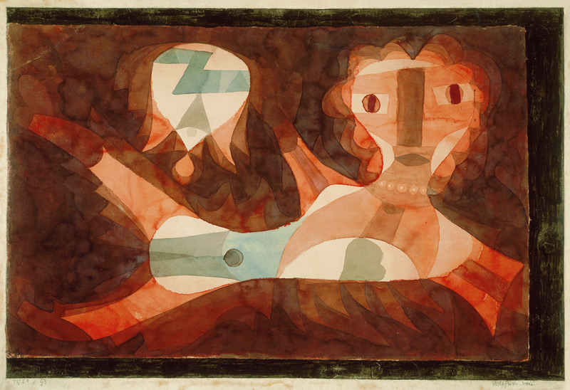Goldfisch-Weib, 1921, 23. van Paul Klee