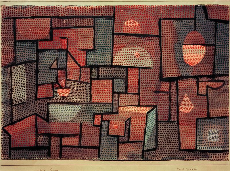 Nordzimmer, van Paul Klee