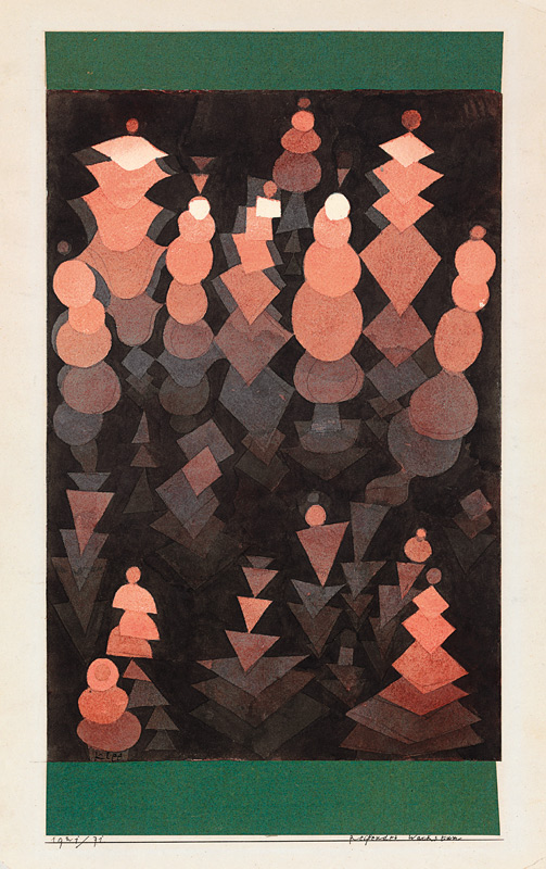 Reifendes Wachstum van Paul Klee