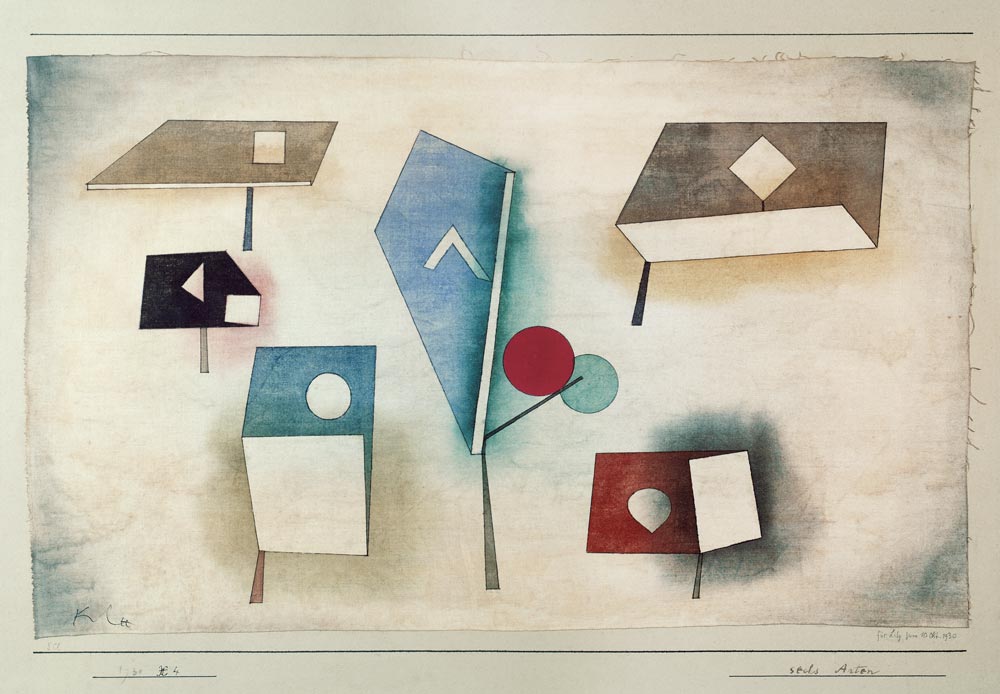 Sechs Arten, 1930, van Paul Klee