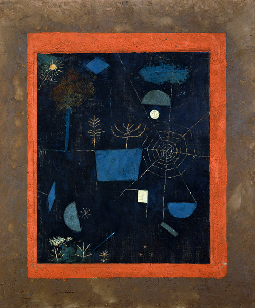 Spinnennetz (Die Spinne) van Paul Klee