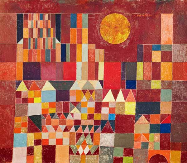 Kasteel en zon van Paul Klee