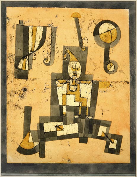 Captive Pierrot van Paul Klee