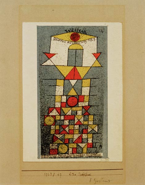 Die erhabene Seite, van Paul Klee