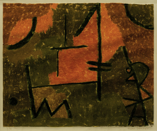 Hexen-Schmiede, 1936, van Paul Klee