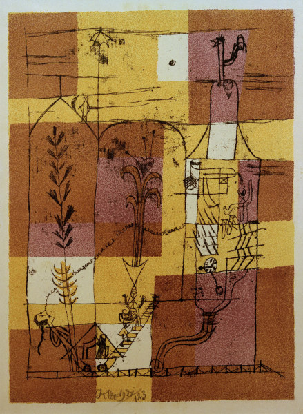 Hoffmaneske Maerchenszene, 1921, 123. van Paul Klee