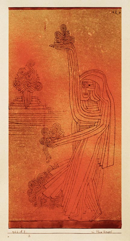 im Flora Tempel, 1926, 37 (M7). van Paul Klee