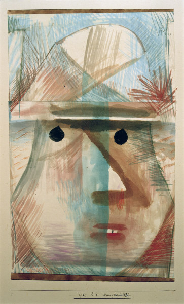 Maske komische Alte, van Paul Klee