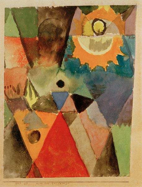 mit der Gaslampe (Stilleben mit der van Paul Klee