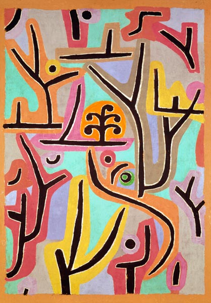 Park bei Lu, 1938. van Paul Klee
