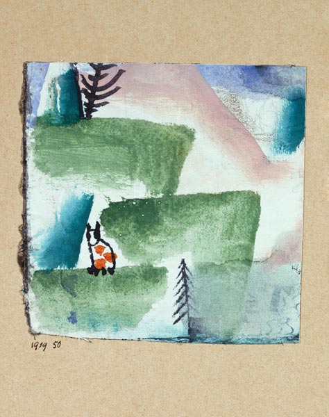 Revier eines Katers van Paul Klee