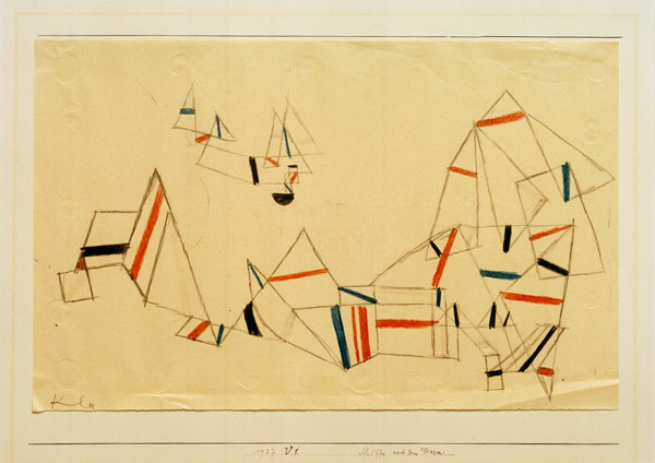 Schiffe nach dem Sturm, van Paul Klee