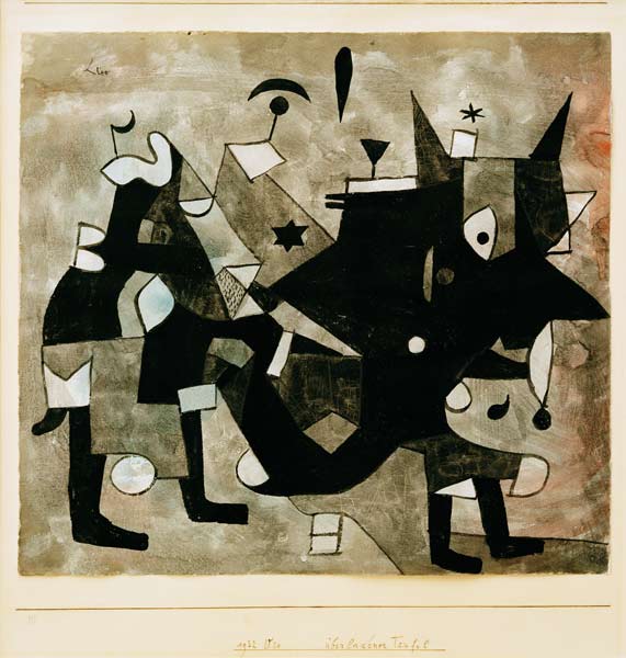 Ueberladener Teufel, van Paul Klee
