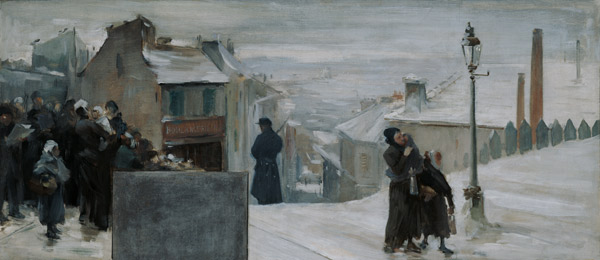 The Famine between 1870-71 van Paul Louis Delance