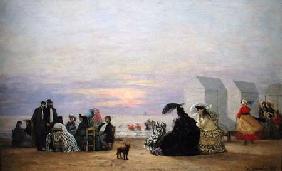 Beach Scene, Evening