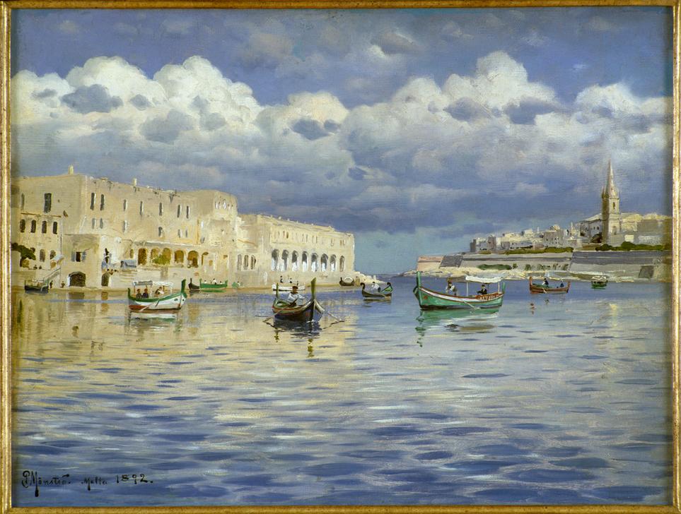 Malta Harbour van Peder Moensted