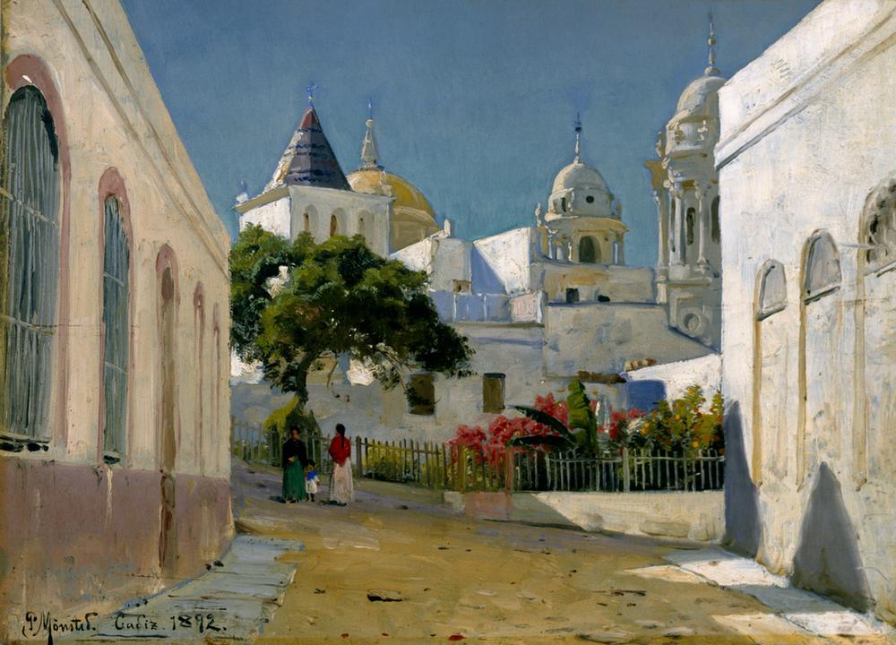 View of Cádiz, Spain van Peder Moensted