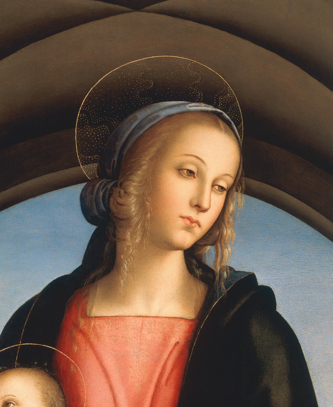 Perugino, Head of Mary van Perugino (eigentl. Pierto di Cristoforo Vanucci)