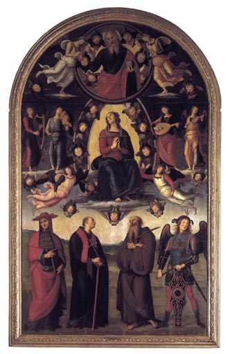 Himmelfahrt Mariae van Perugino (eigentl. Pierto di Cristoforo Vanucci)