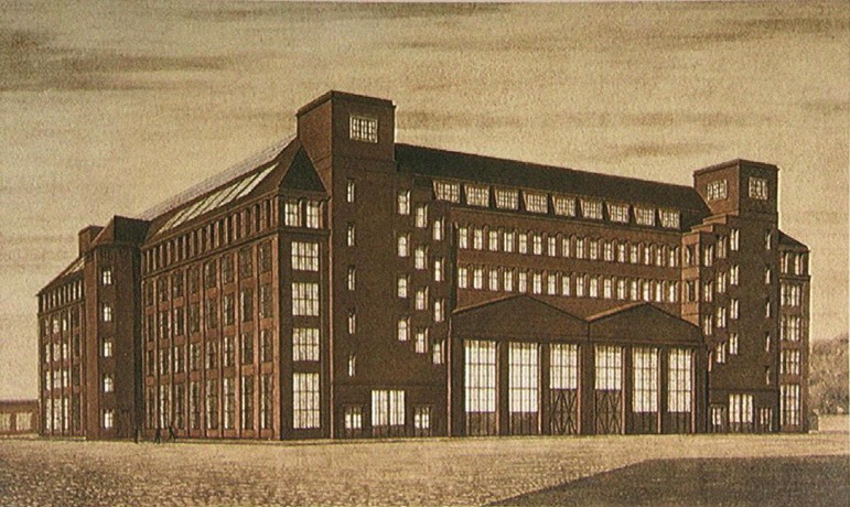 AEG High Tension Factory, Berlin van Peter Behrens