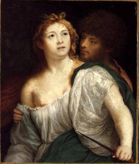 Portrait of Tarquin and Lucretia van Peter Oliver