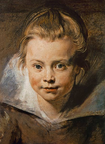 Kopf eines Kindes (Clara-Serena Rubens) Um 1616. van Peter Paul Rubens Peter Paul Rubens
