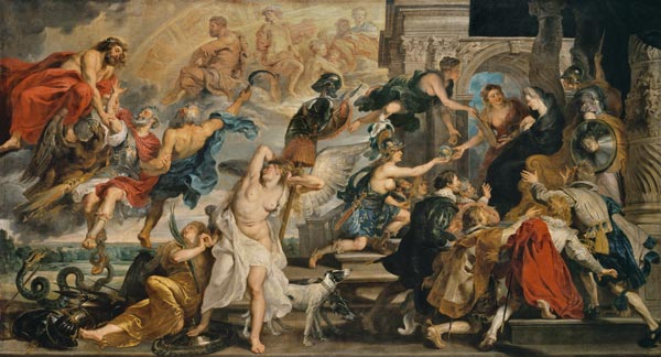 Apotheose Heinrichs IV. van Peter Paul Rubens Peter Paul Rubens