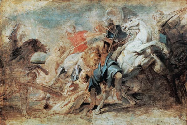 The Lion Hunt van Peter Paul Rubens Peter Paul Rubens