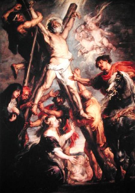 The Martyrdom of St. Andrew van Peter Paul Rubens Peter Paul Rubens