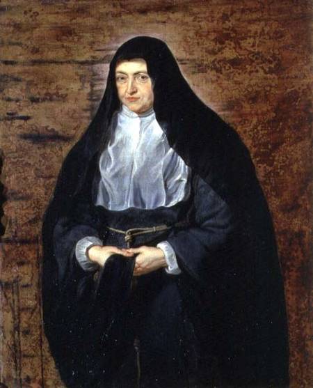 Portrait of the Infanta Isabella Clara Eugenia, Governor of the Netherlands van Peter Paul Rubens Peter Paul Rubens