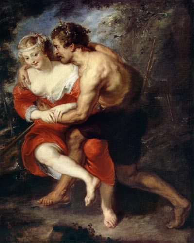 Schäferszene van Peter Paul Rubens Peter Paul Rubens