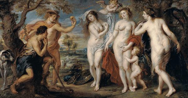 Het vonnis van Parijs Rubens