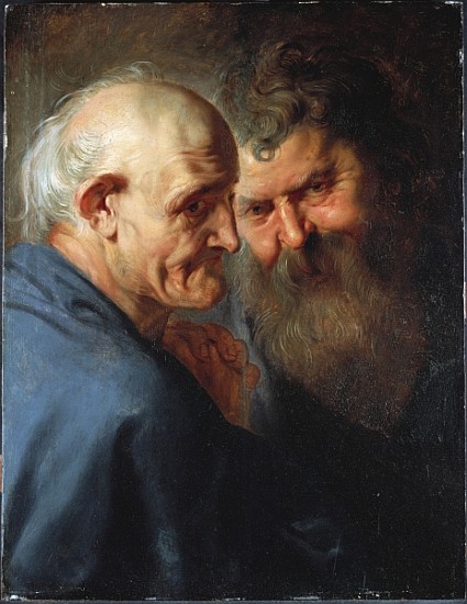 Two Apostles van Peter Paul Rubens Peter Paul Rubens
