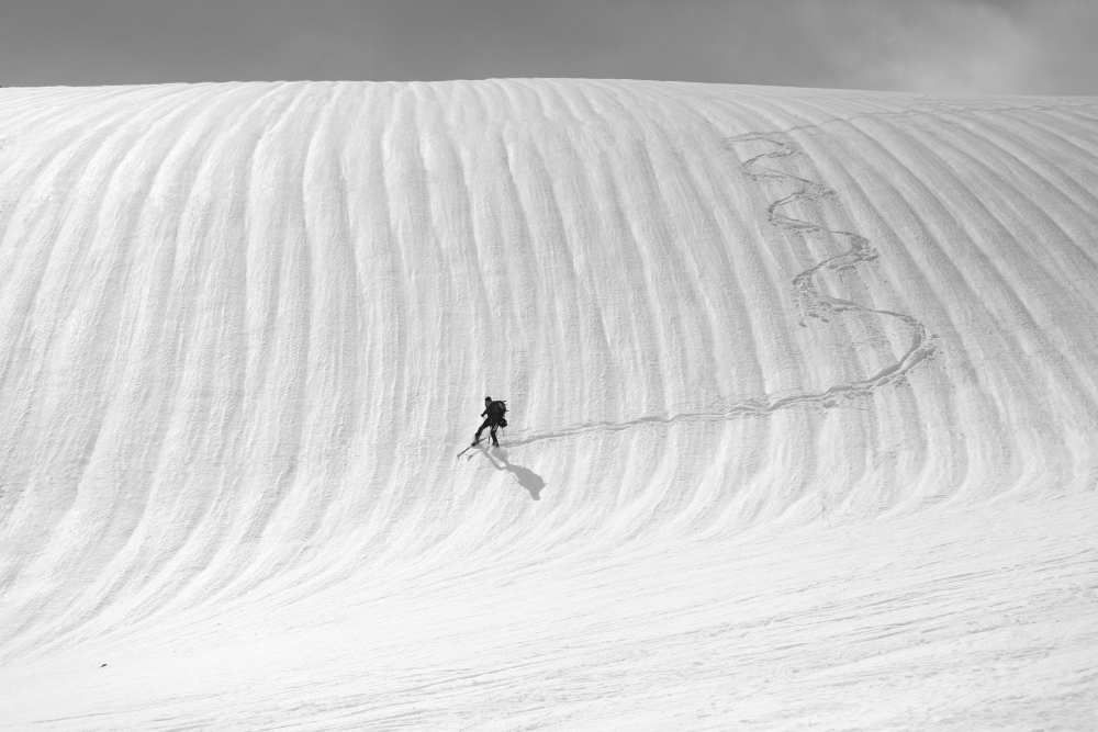 Snow wave surfing van Peter Svoboda