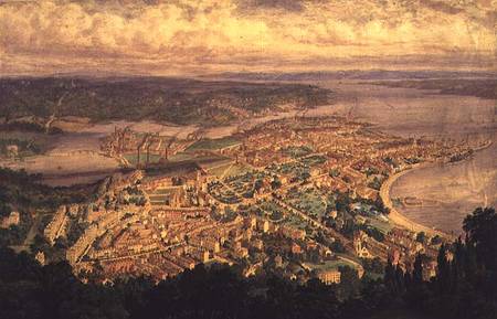 Southampton in the Year 1856 van Philip Brannon