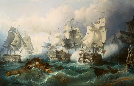 Die Seeschlacht von Trafalgar