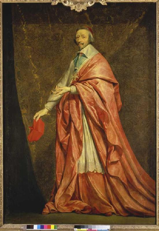 Bildnis des Kardinals Richelieu. van Philippe de Champaigne